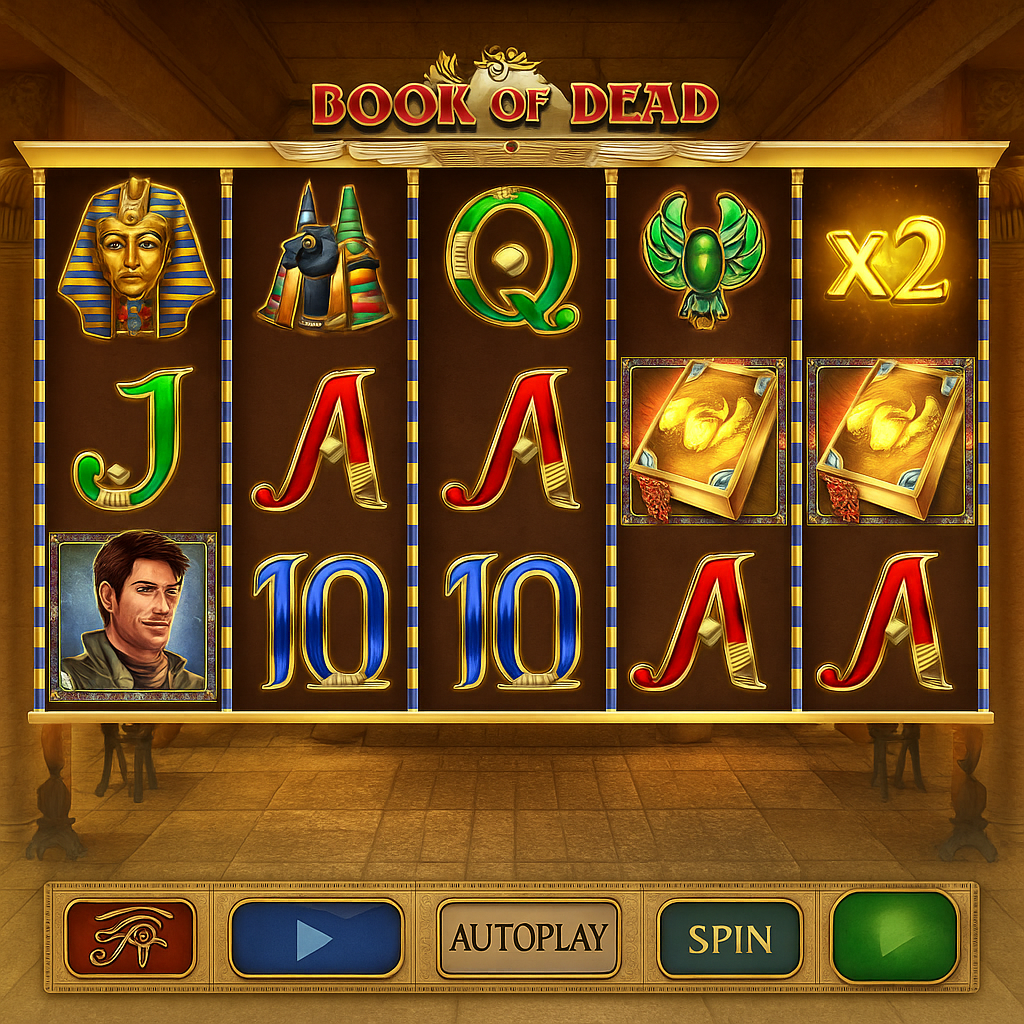 Zodiac Casino - Book of Dead Slot - Adventure Game